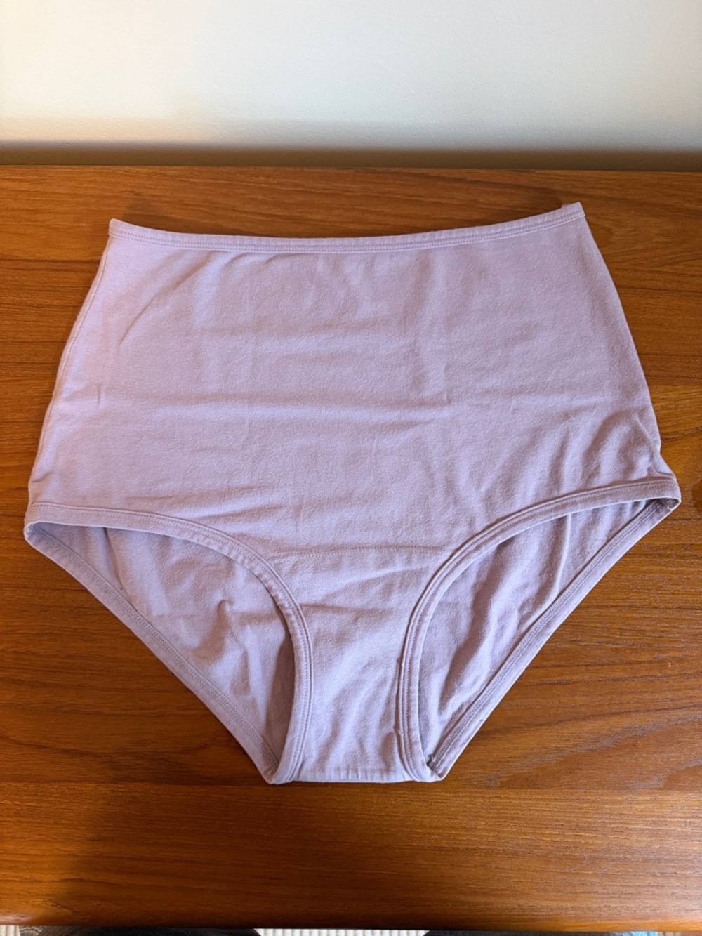 ARQ high-waist cotton briefs in Lilac